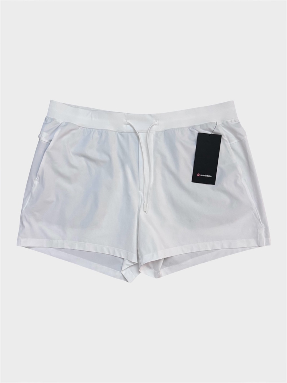Lululemon Zeroed In Short 5" Linerless - White, Size XXL